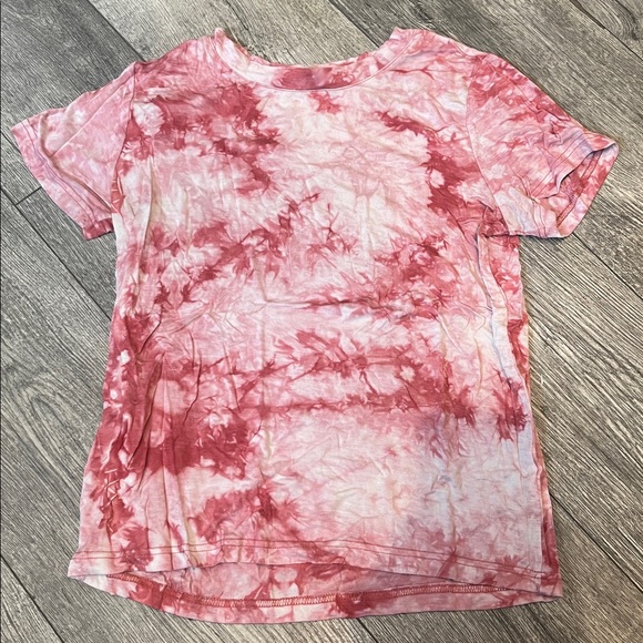 Forever 21 Tops - Forever 21 Womens Small Pink Tie Dye T Shirt Short Sleeves Crew Neck